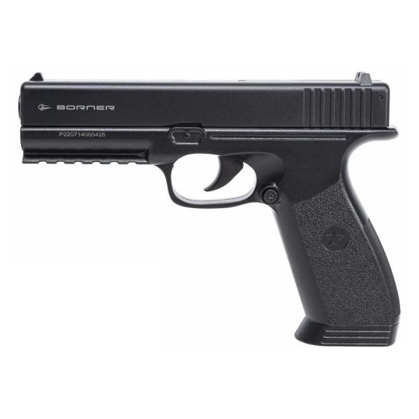 Пневматический пистолет Borner 17 (Glock 17) кал. 4,5 мм, пластик