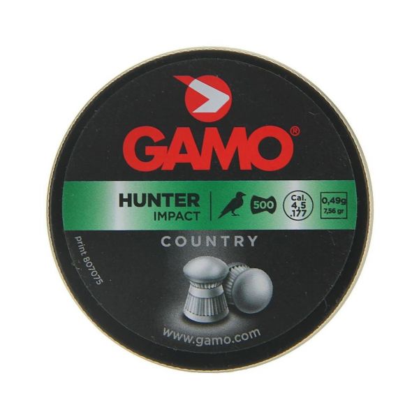 Пули Gamo Hunter 4,5 мм, 0,49 грамм, 500 штук